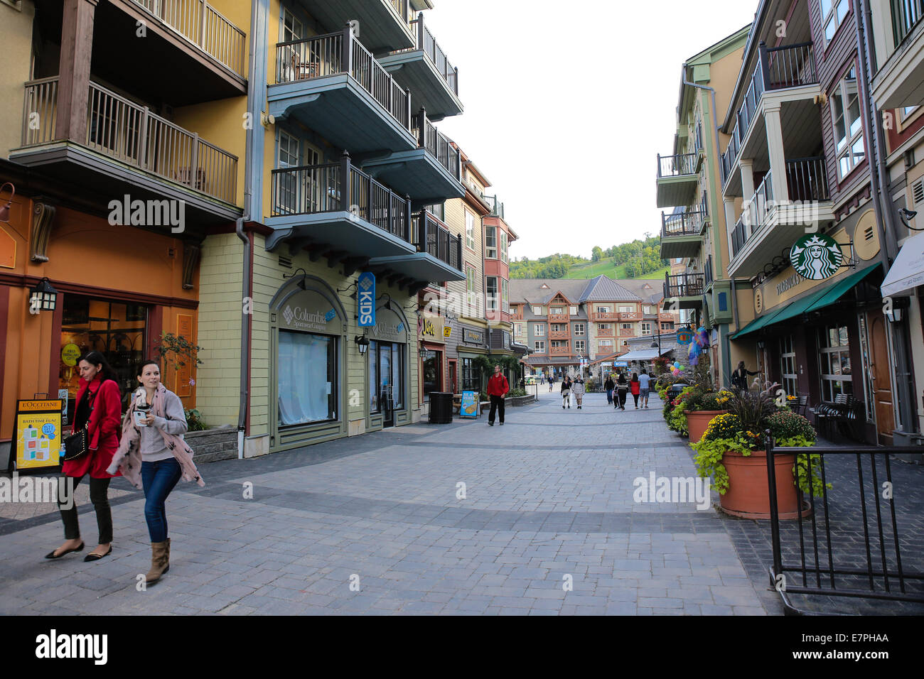 Blue Mountain Village Banque D'Images