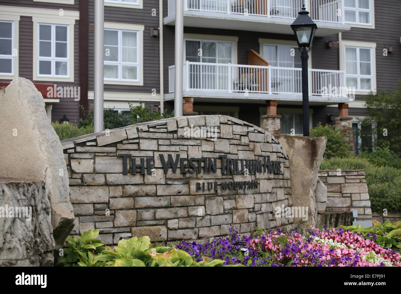 The Westin trillium house blue mountain sign Banque D'Images