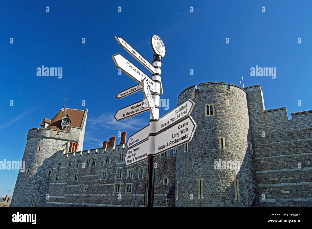 Le Château de Windsor, Royal Borough of Windsor and Maidenhead, Berkshire, Angleterre, Royaume-Uni Banque D'Images