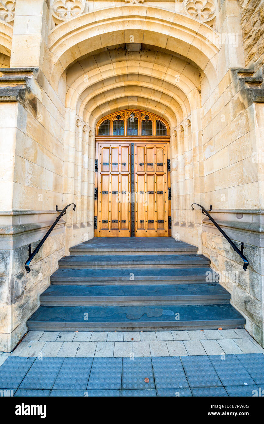 L'Université d'Adélaïde's Bonython Hall sur le campus au centre-ville de North Terrace Adelaide. Banque D'Images