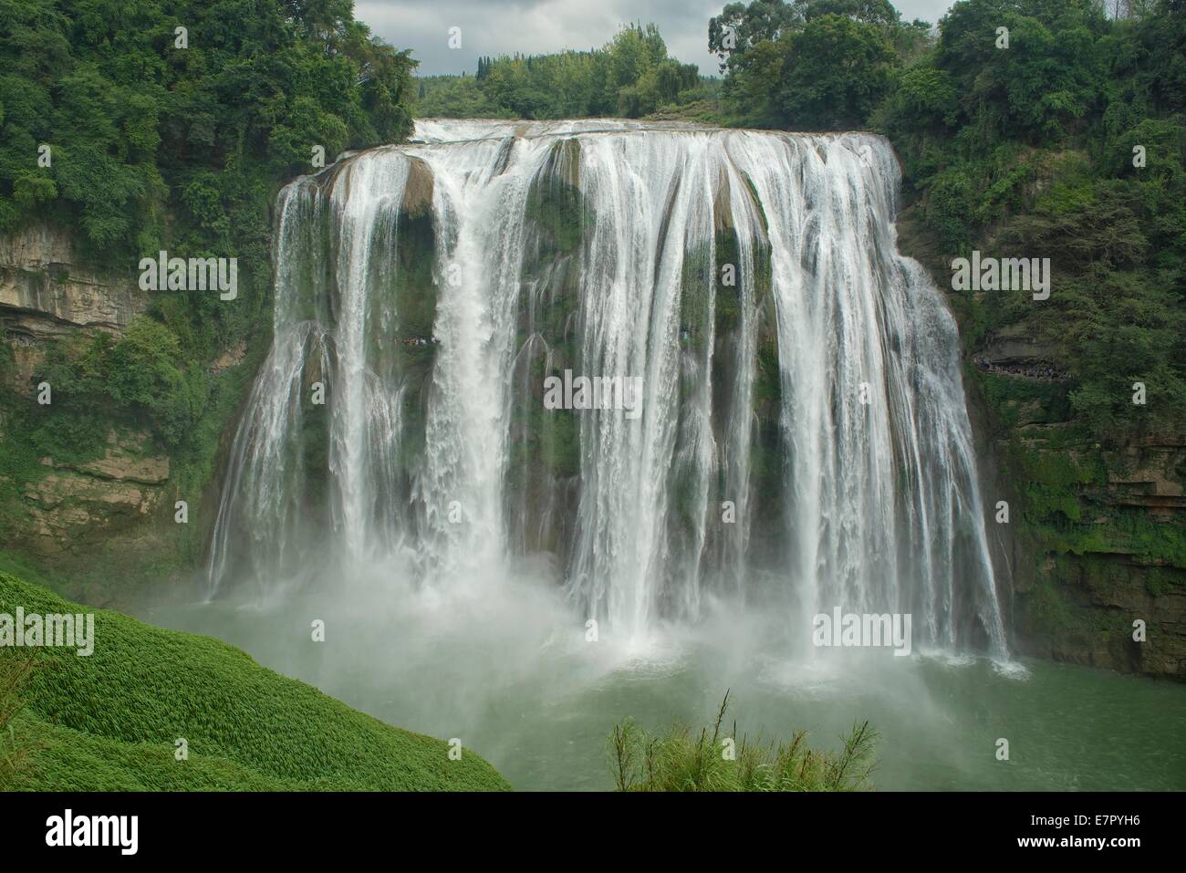 Cascade de Huangguoshu Baishui River Province de Guizhou Anshun City Chine Banque D'Images