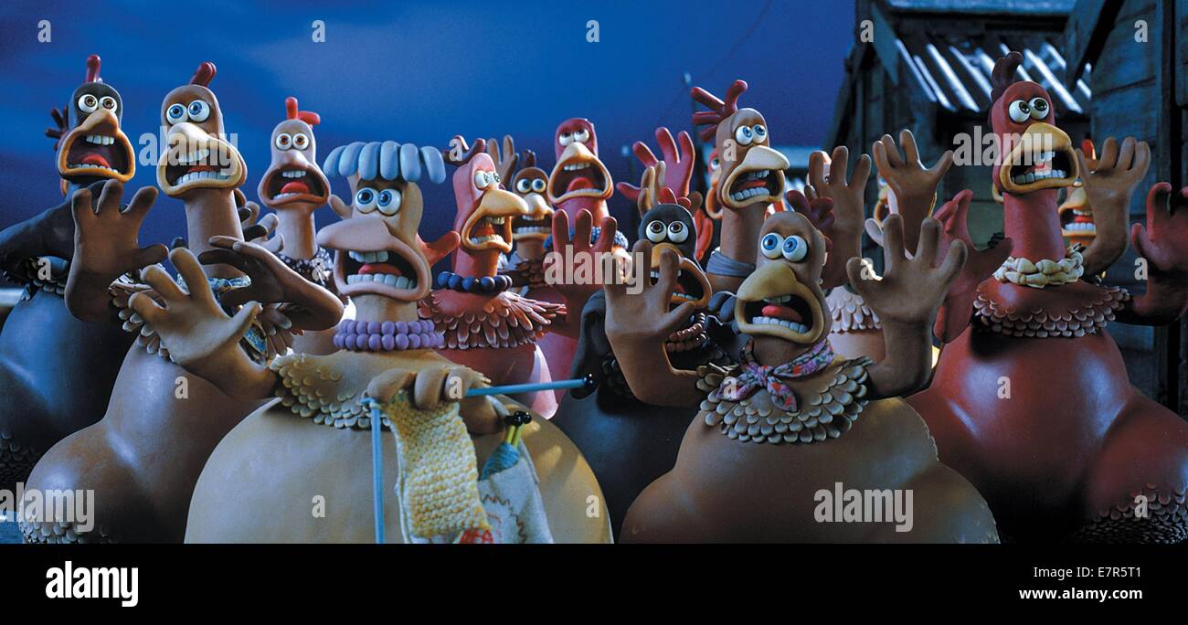 Chicken Run Année : 2000 UK Réalisateur : Peter Lord, Nick Park Animation Banque D'Images