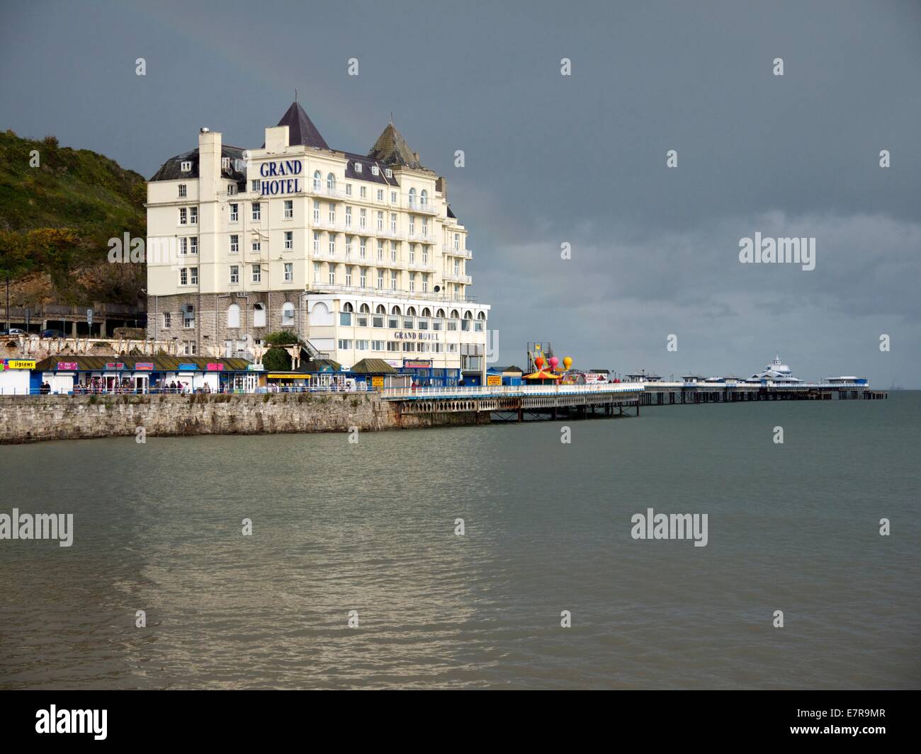 Grand Hotel à Llandudno, au nord du Pays de Galles Banque D'Images