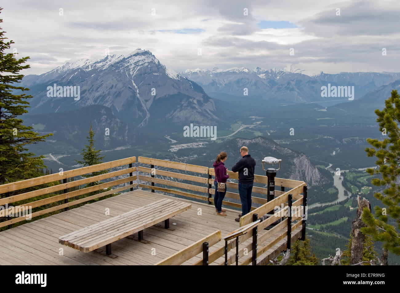 Gondola, Banff, Alberta, Canada Banque D'Images