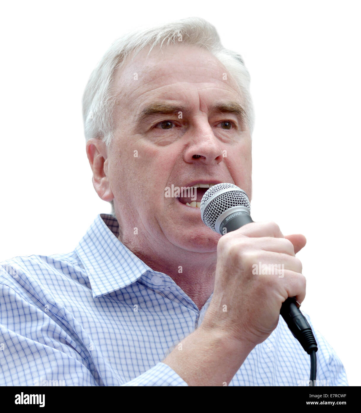John McDonnell MP (Travail : Glasgow) Banque D'Images