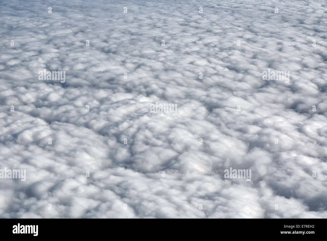 Des nuages de pluie tourné à partir d'un avion Banque D'Images
