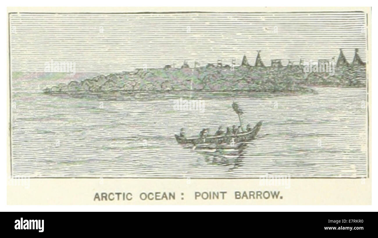 US-AK(1891) P048 POINT BARROW À L'OCÉAN ARCTIQUE Banque D'Images