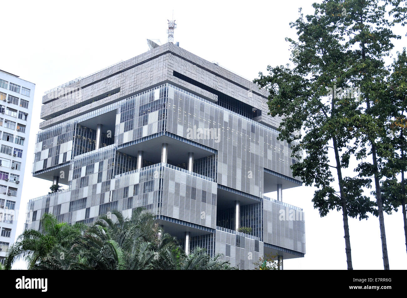 Bâtiment de Petrobras Centro Rio de Janeiro Brésil Banque D'Images