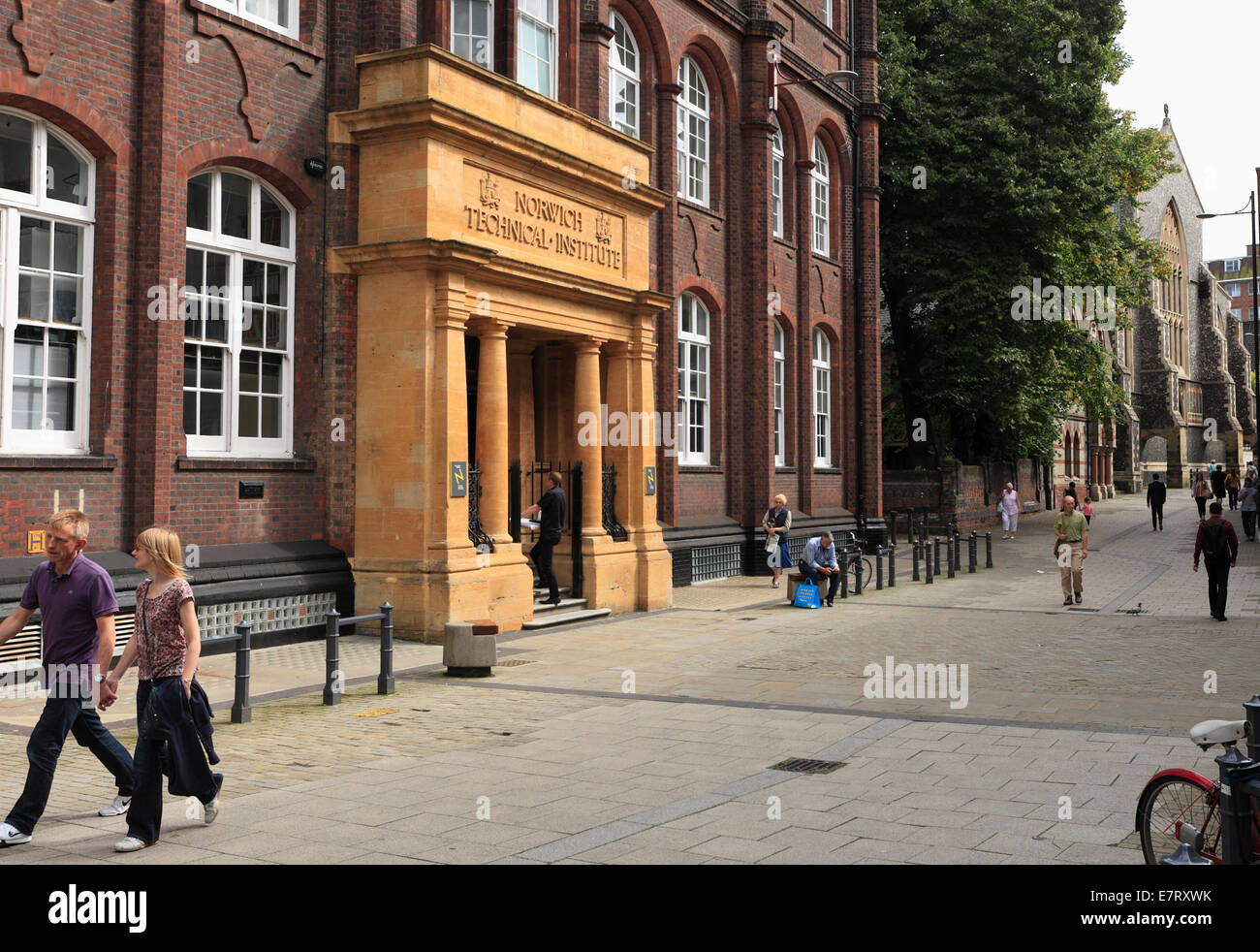 Université des Arts de Norwich, Norfolk, Angleterre. Banque D'Images