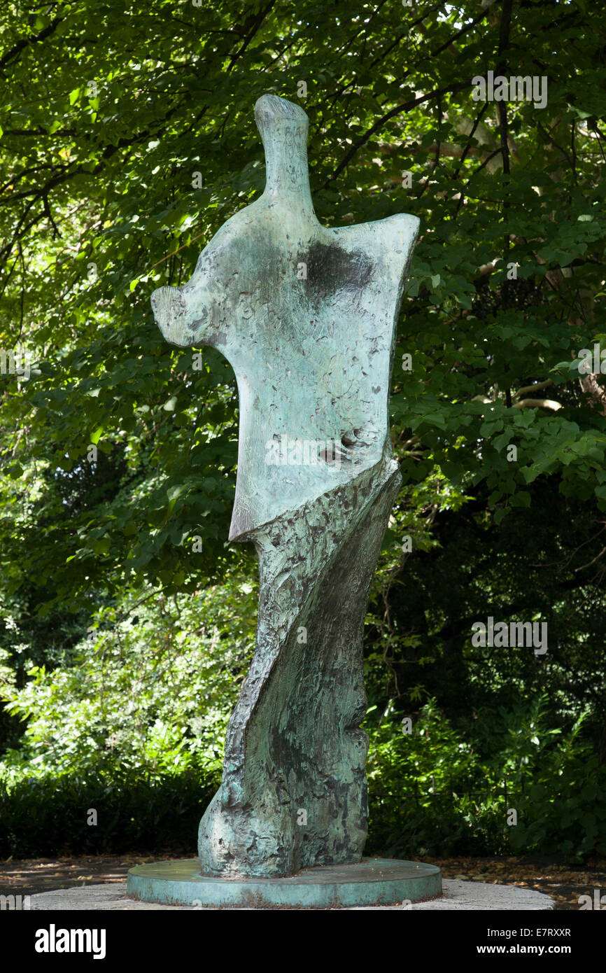 WB Yeats Monument, parc vert St St, Dublin, Irlande Banque D'Images