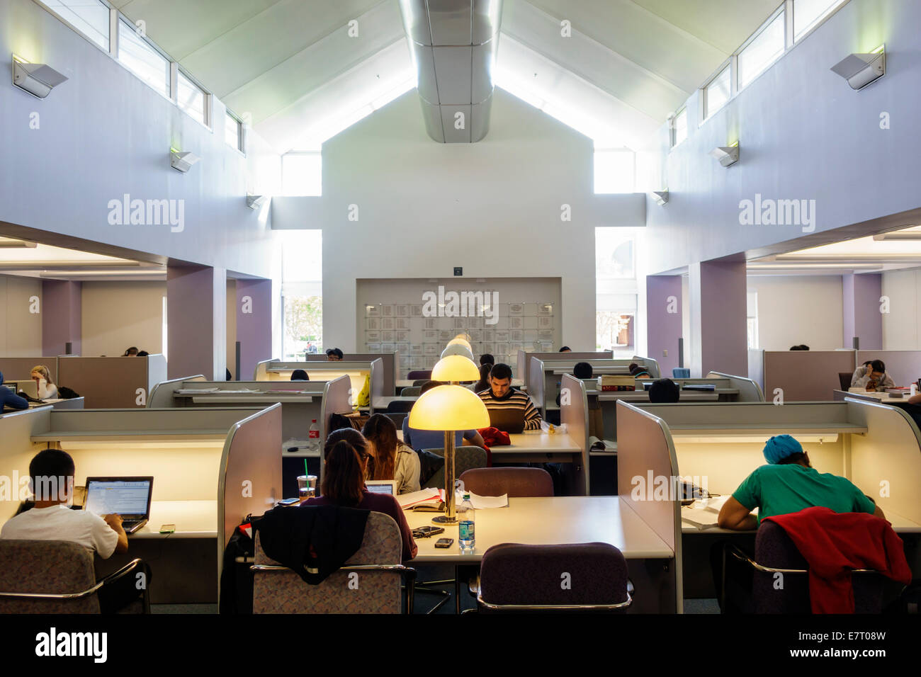 Los Angeles California,Downtown,LA,USC,University of Southern California,campus,université,collège,enseignement supérieur,Leavey Library,étudiants re Banque D'Images