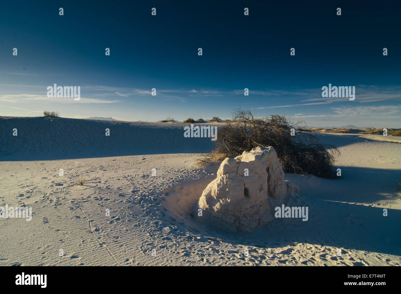 Parc national White Sands New Mexico Banque D'Images
