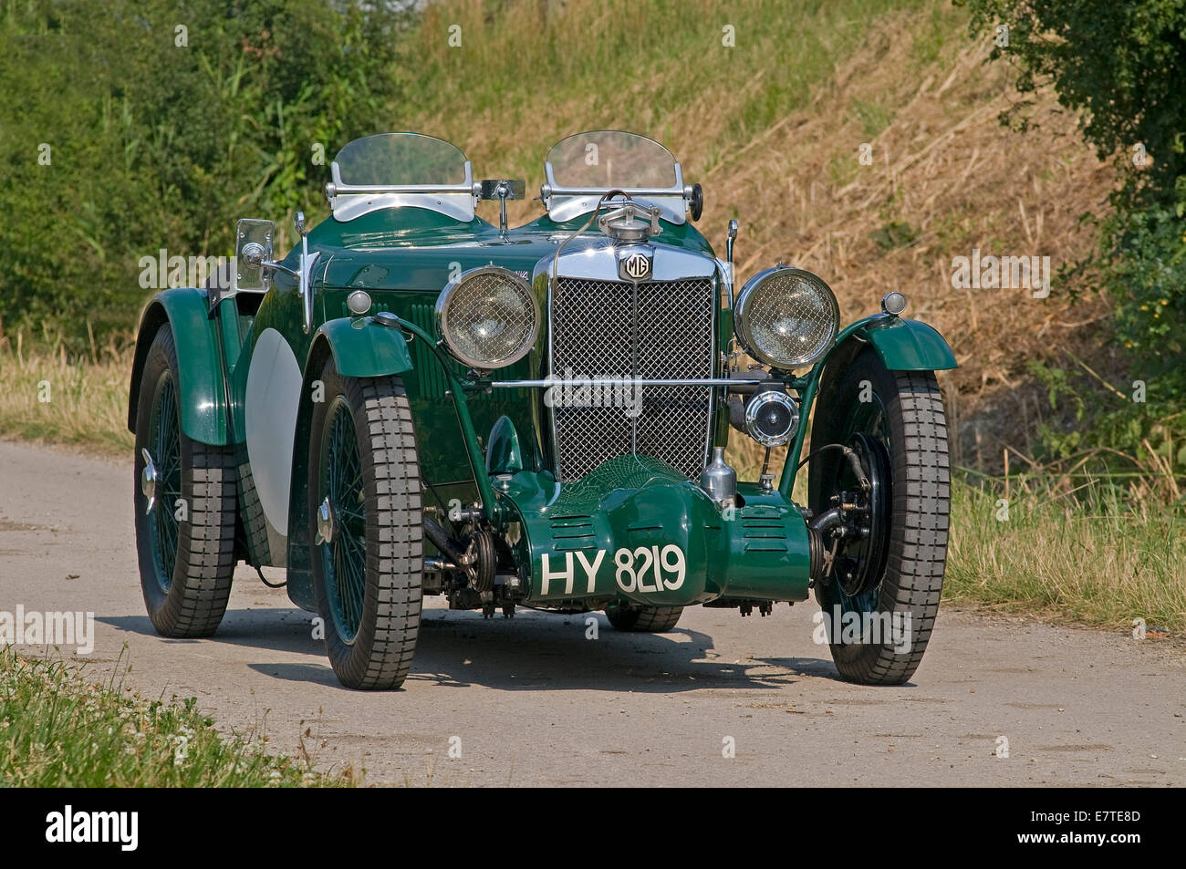 Vintage car, MG J2, une mise à J4, construite en 1933 Banque D'Images