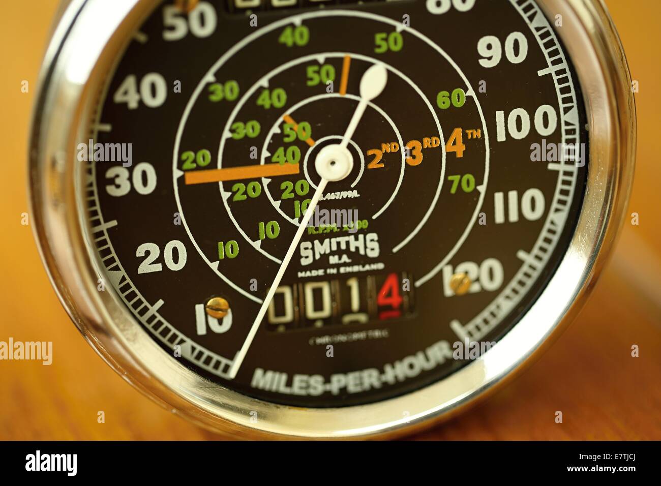 Smiths compteur chronométrique fabriqué en Angleterre Banque D'Images