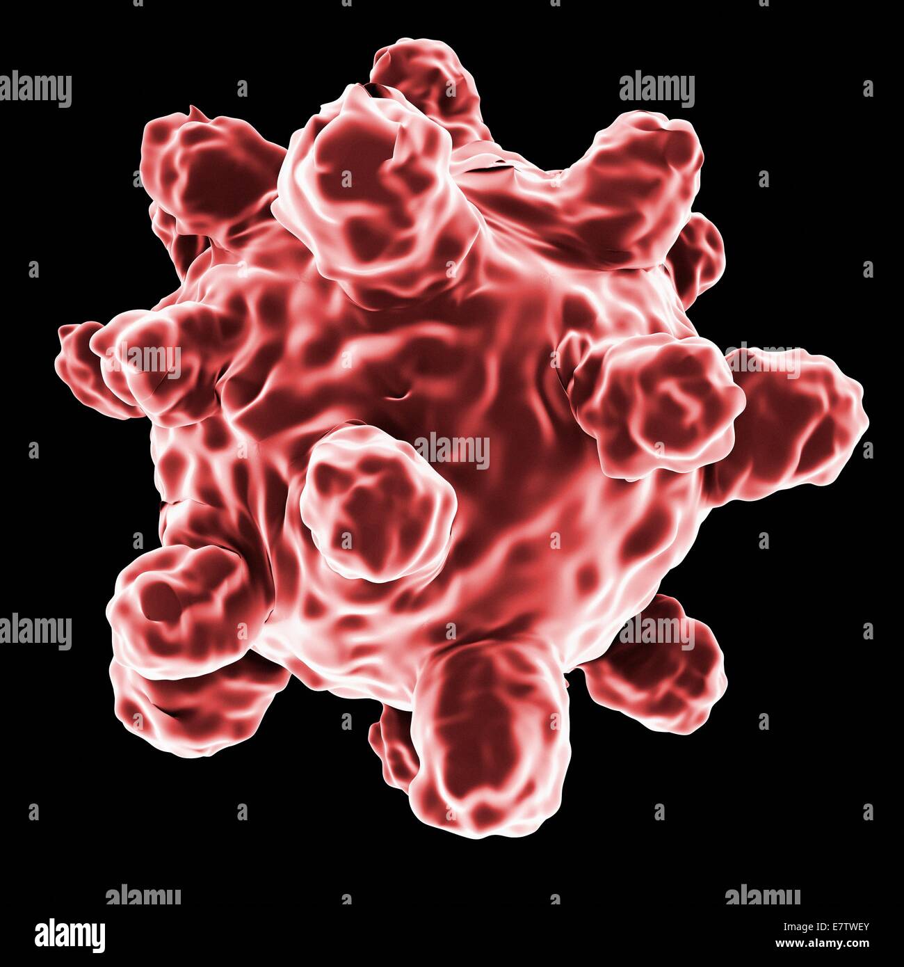 Particule de virus de la rougeole Banque de photographies et d’images à ...