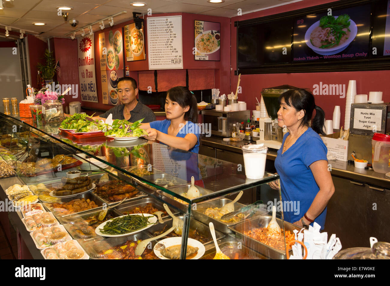 Restaurant vietnamien, restauration, Asian Garden Mall, City of westminster, Orange County, Californie Banque D'Images