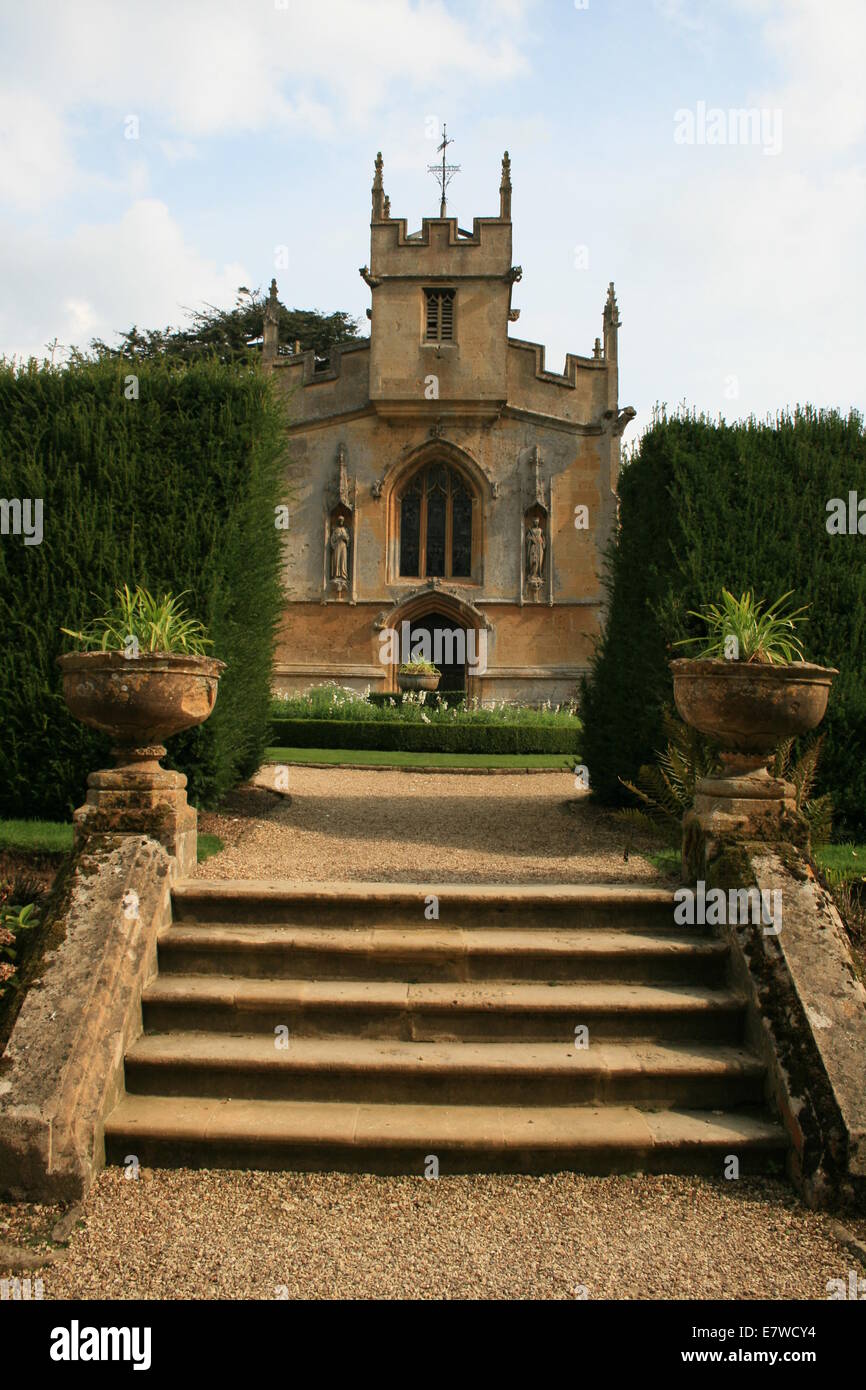 L'église St Mary, Château de Sudeley, Cotswolds, en Angleterre Banque D'Images