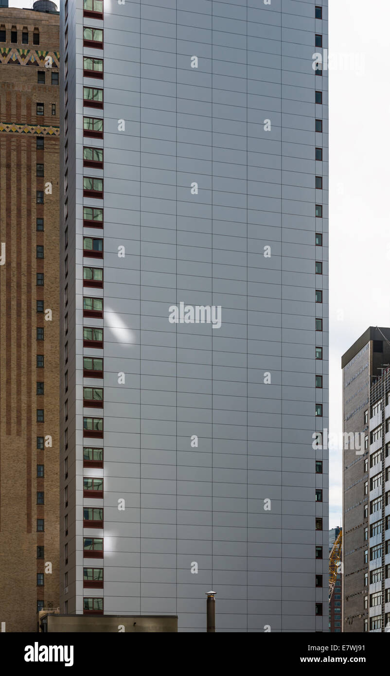 L'architecture moderne de la ville de New York Banque D'Images