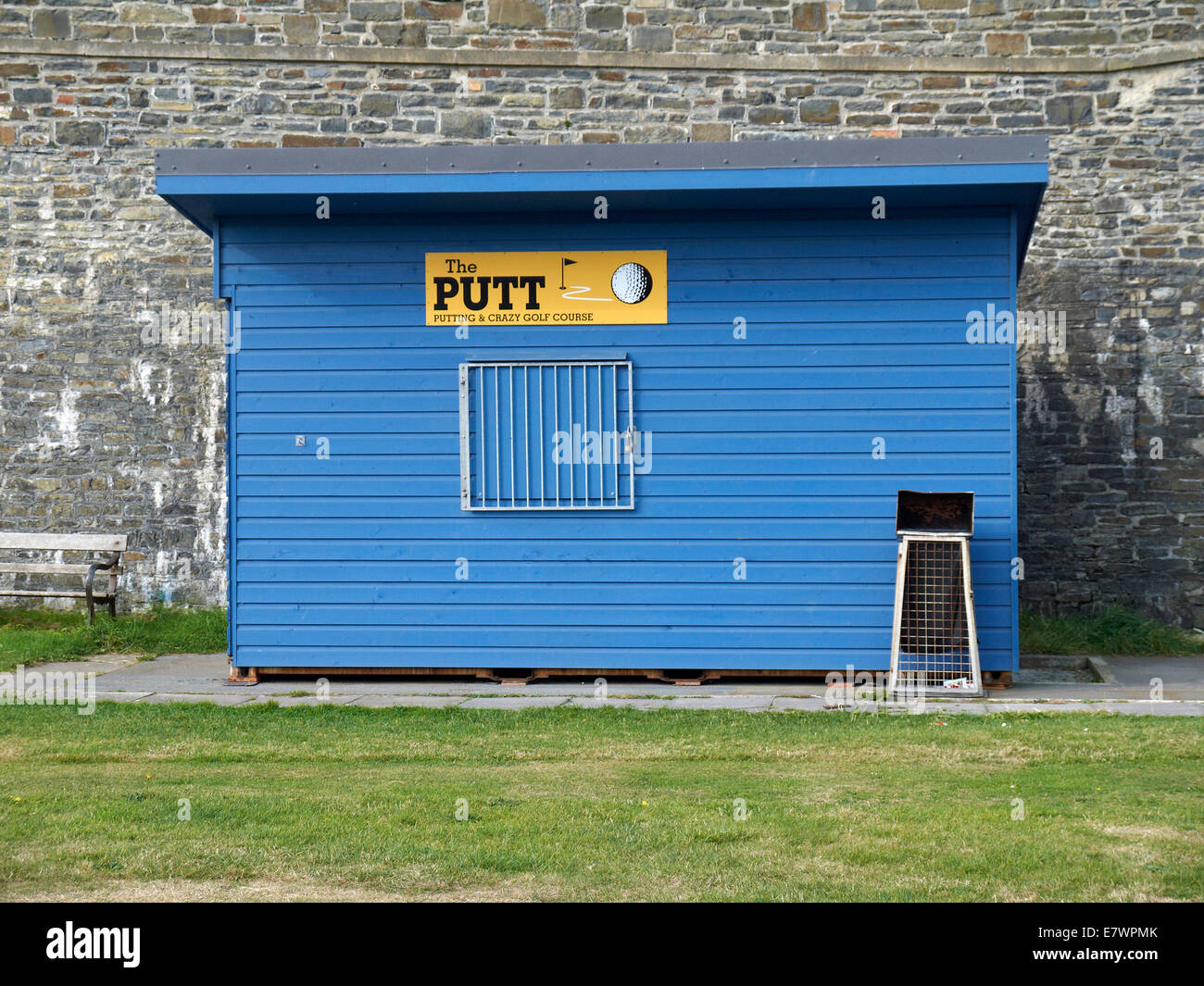 Le Putt hut dans CeredigionWales Aberystwyth UK Banque D'Images