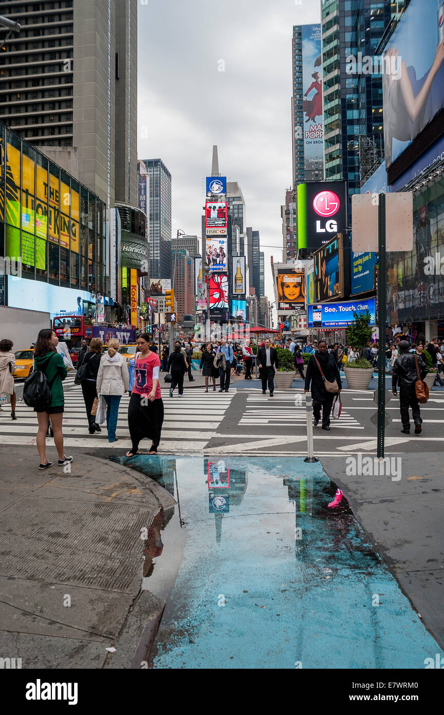 Times Square New York City Banque D'Images