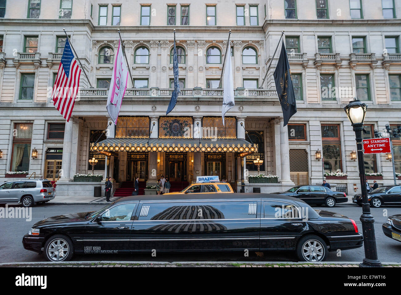 Le Plaza Hotel New York City Banque D'Images