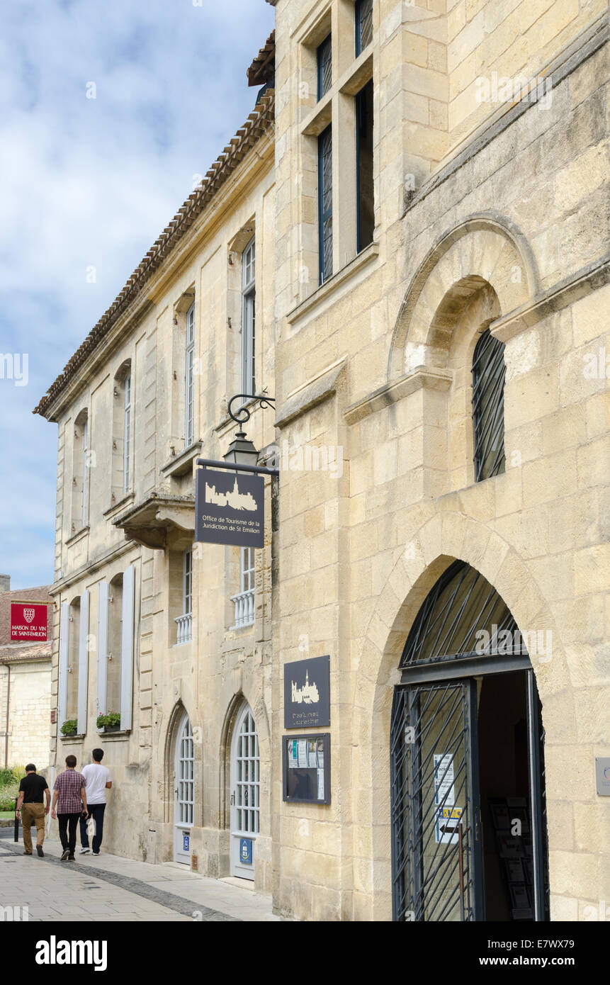 L'office de tourisme de St Emilion, Bordeaux Banque D'Images