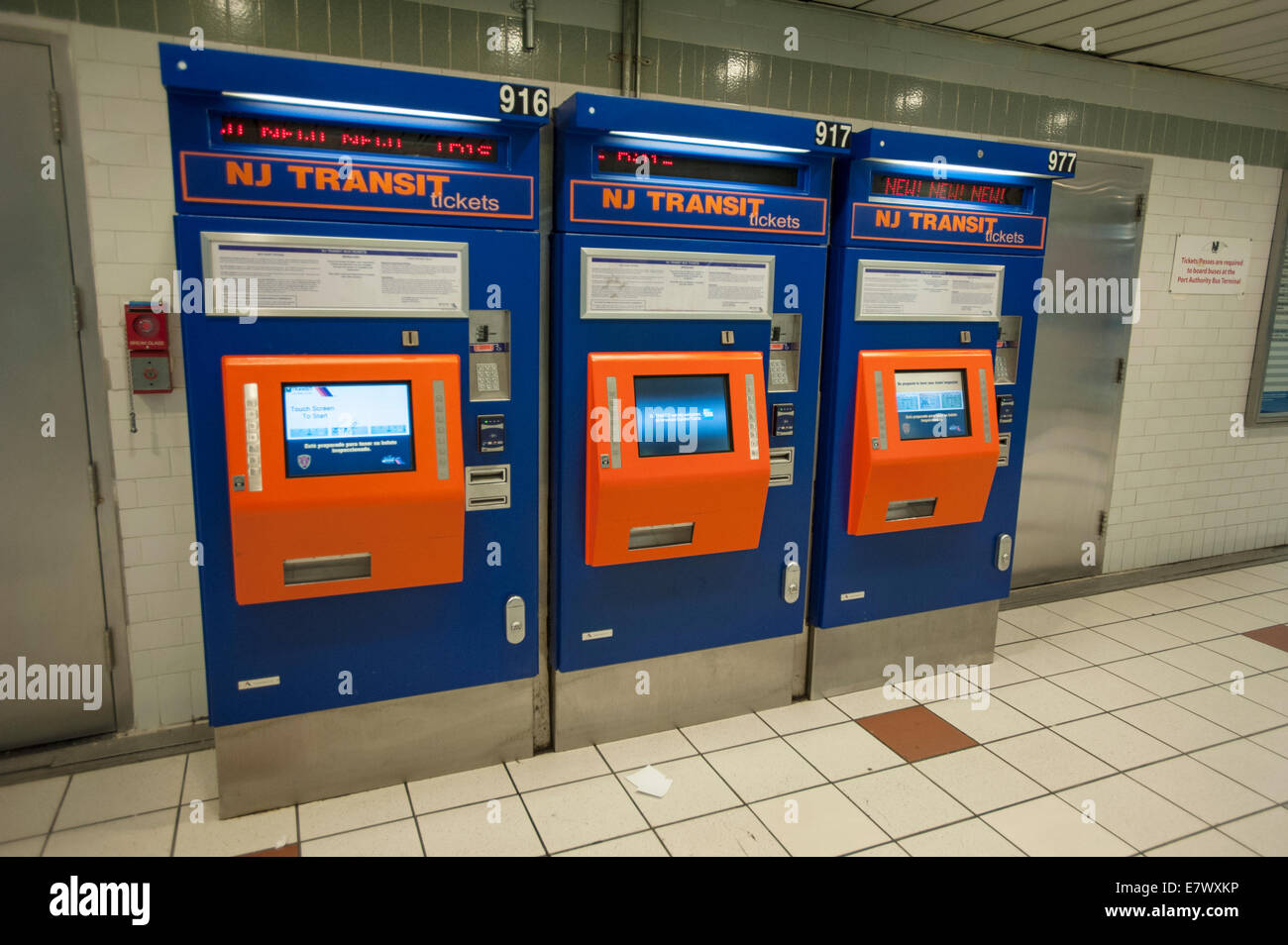 NJ Transit Banque D'Images