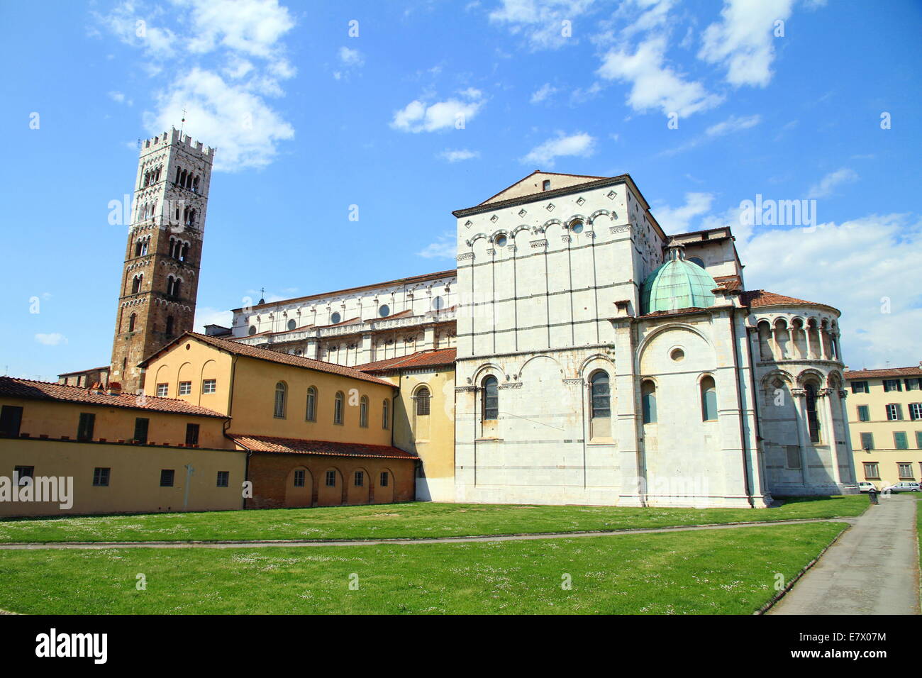 La cathédrale San Martino de Lucques, Italie Banque D'Images