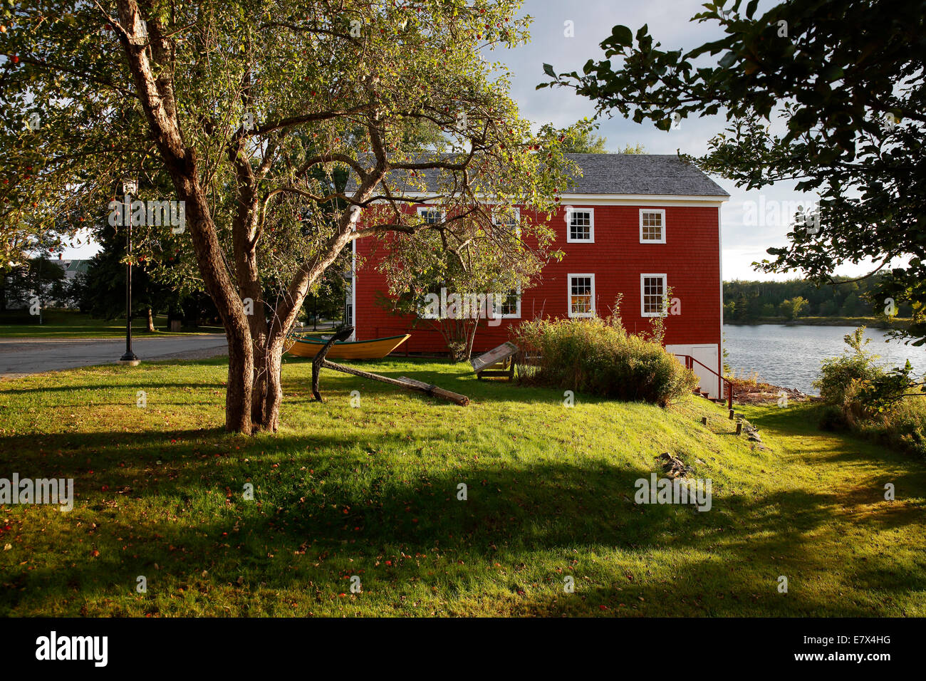 Village de Sherbrooke, Sherbrooke, Nova Scotia Canada Banque D'Images