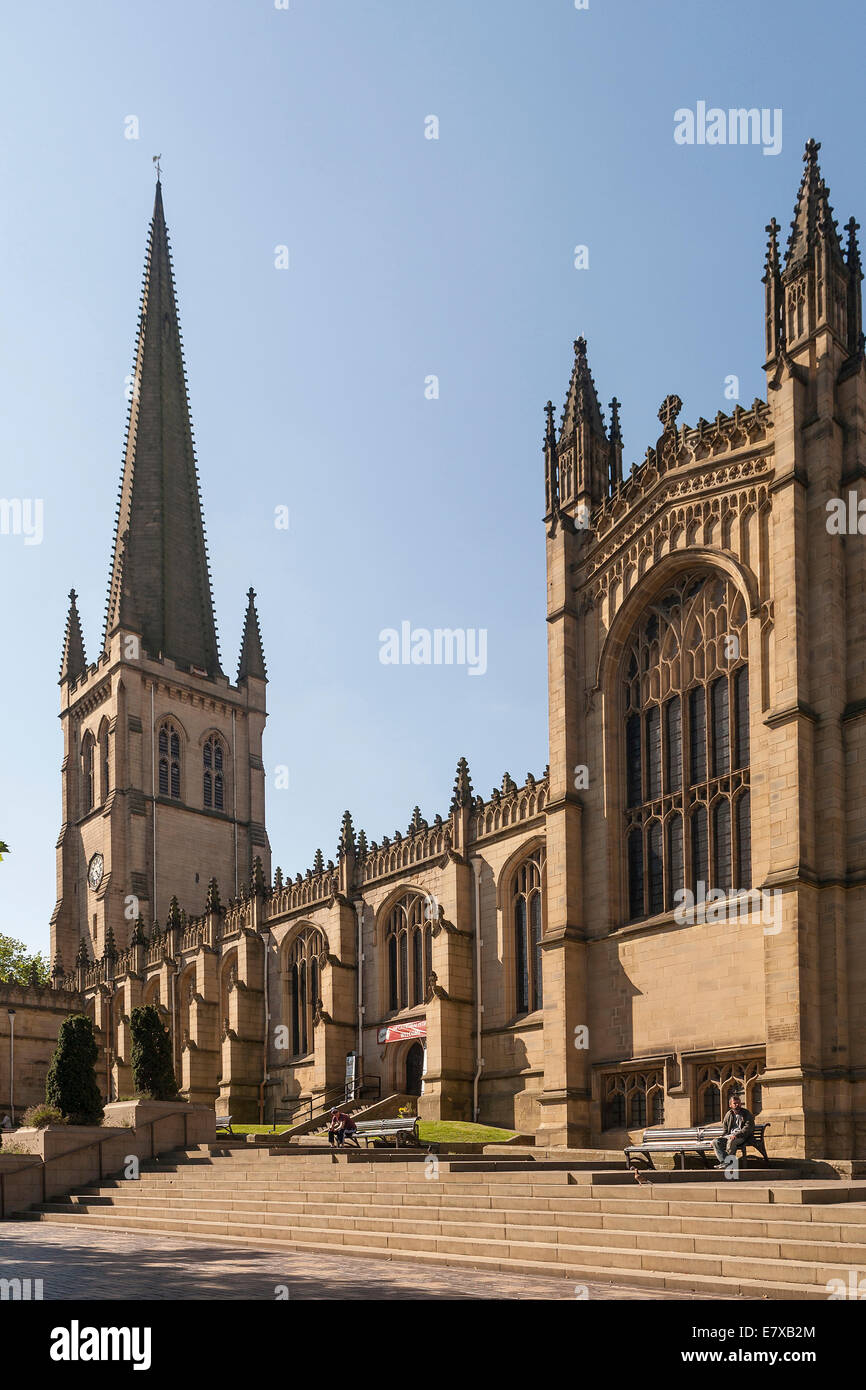 Le Yorkshire, Angleterre Wakefield Cathedral Banque D'Images