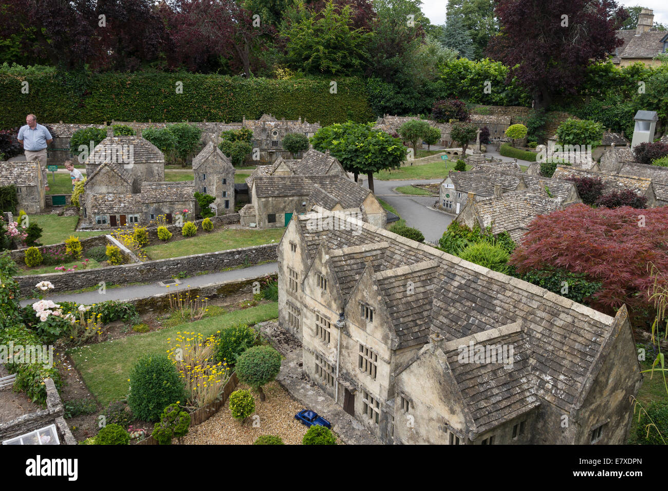 Bourton on the Water model village Banque D'Images