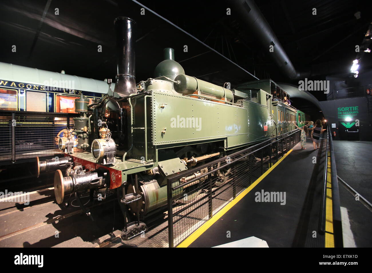 La France, Haut Rhin, Mulhouse, La Cité du train, également appelée Musée français du chemin de fer (le Musée Français du chemin de fer), Banque D'Images