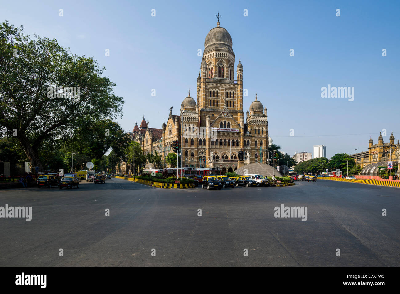 La Ville édifice municipal, Colaba, Mumbai, Maharashtra, Inde Banque D'Images