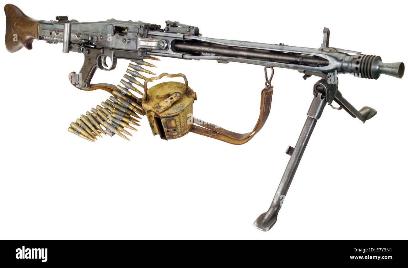 Armes, armes à feu, mitrailleuses, MG42, calibre 7,92 mm, introduit en 1942, fabriqué par Maget Maschinenbau, , droits additionnels-Clearences-non disponible Banque D'Images