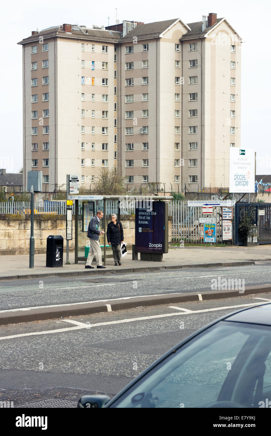 Vacances la tour sur Leith Walk, Édimbourg, Écosse Banque D'Images