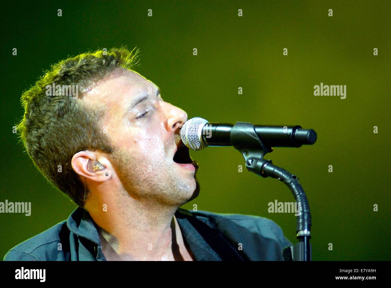 03.06.2011 dans Nuernberg : Chris Martin, COLDPLAY Saenger. Foto : Jens Niering. Banque D'Images