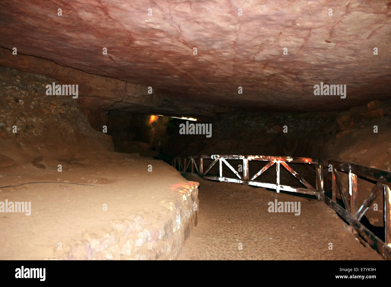 La grotte de cal à Trabzon, Turquie Banque D'Images