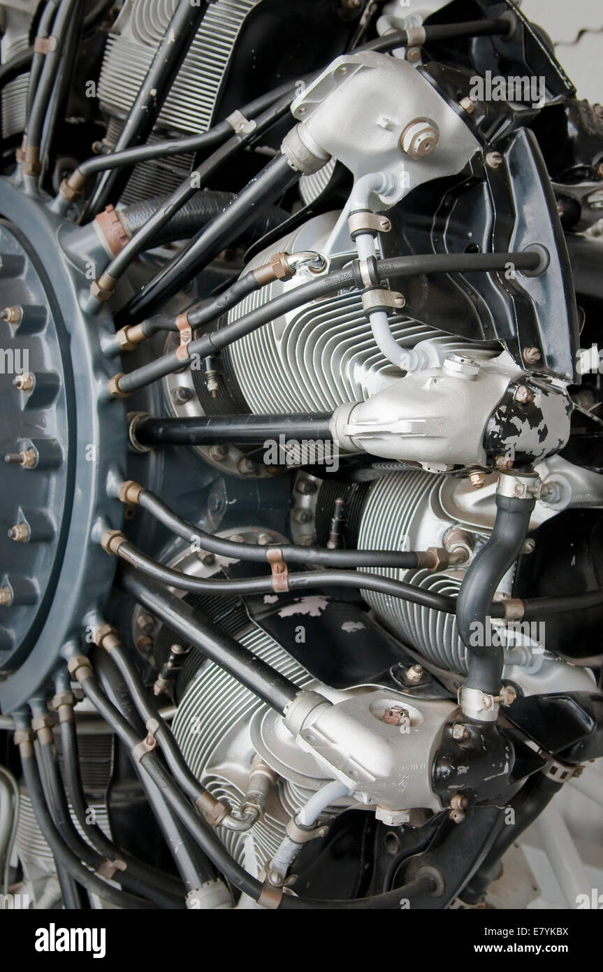 Pratt et Whitney aero engine. Banque D'Images