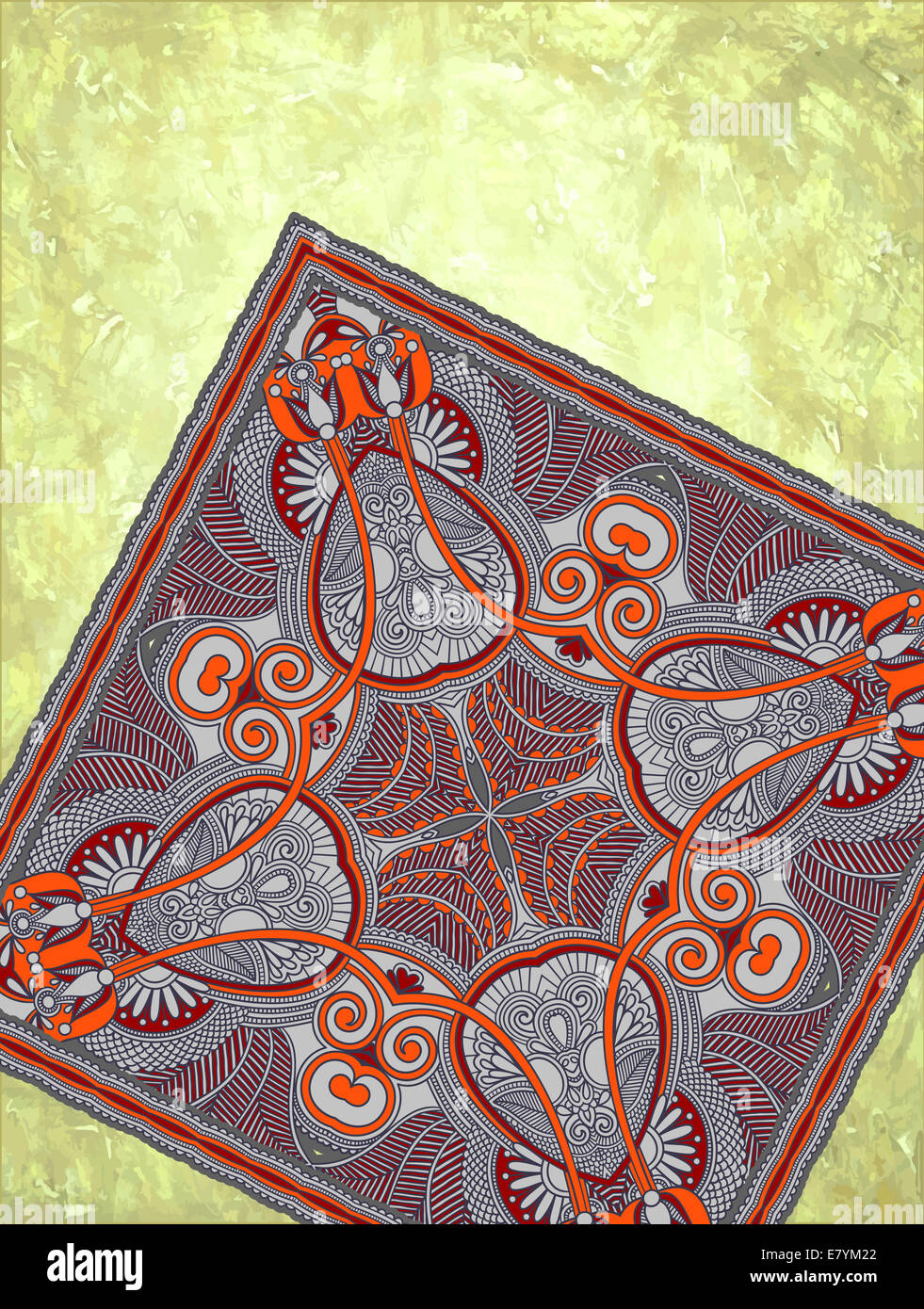 Grunge background avec détail de tapis Banque D'Images