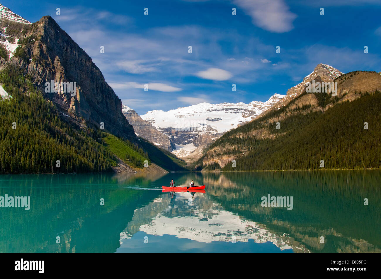 Lake Louise, Banff National Park, Alberta, Canada Banque D'Images