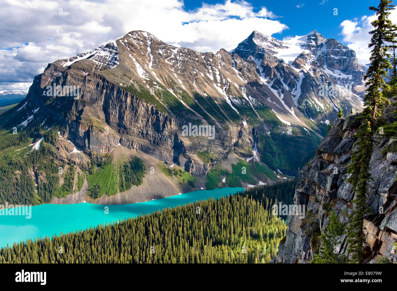 Lake Louise, Banff National Park, Alberta, Canada Banque D'Images