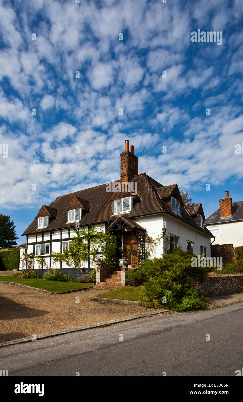 Cottage, Upton Grey, Hampshire, Angleterre Banque D'Images