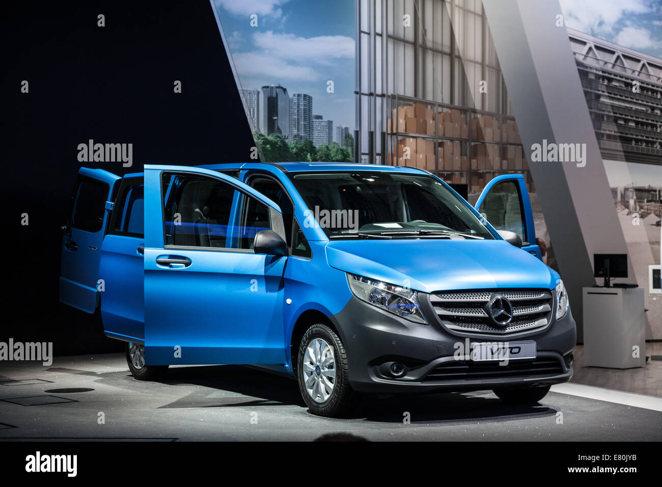 Mercedes Benz Vito à la 65ème IAA Véhicules utilitaires à Hanovre, Allemagne 2014 Banque D'Images