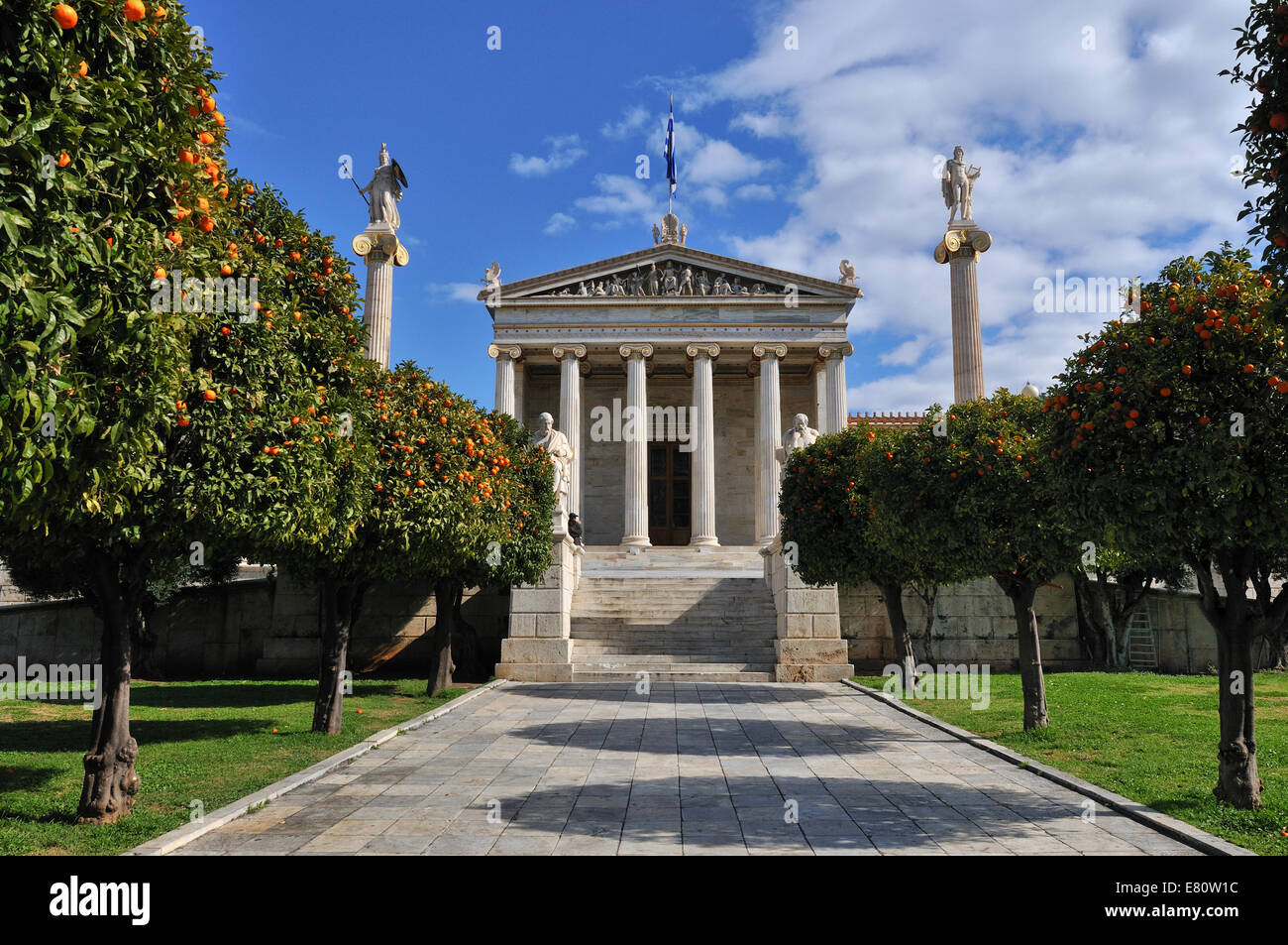 L'Académie d'Athènes Banque D'Images