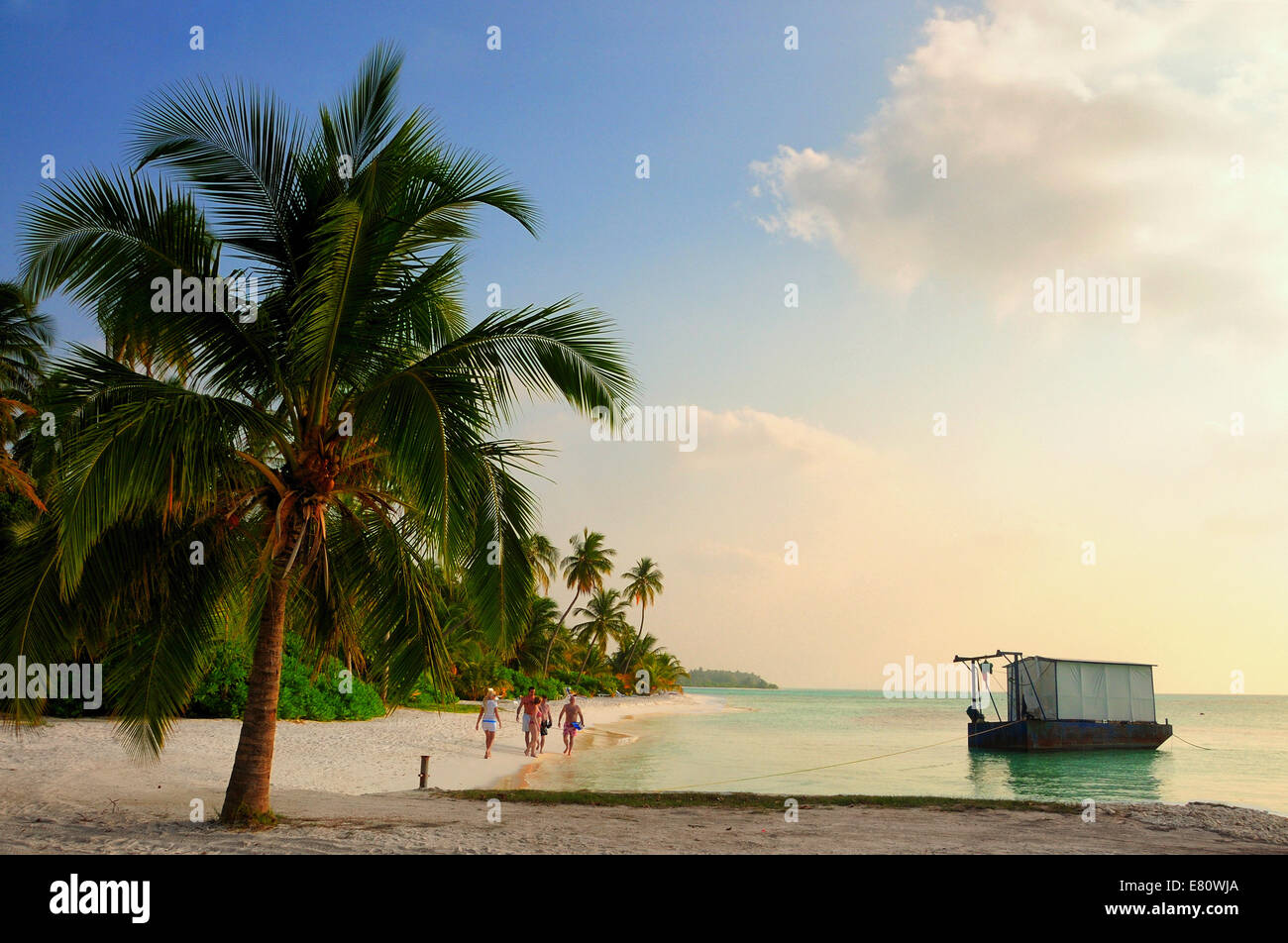 , Maldives Meeru Island Banque D'Images