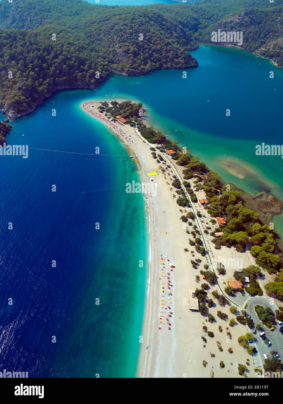 Belcekiz Beach et Oludeniz Bay Banque D'Images