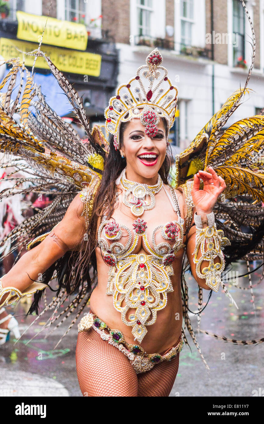 Le carnaval de Notting Hill - Londres Banque D'Images
