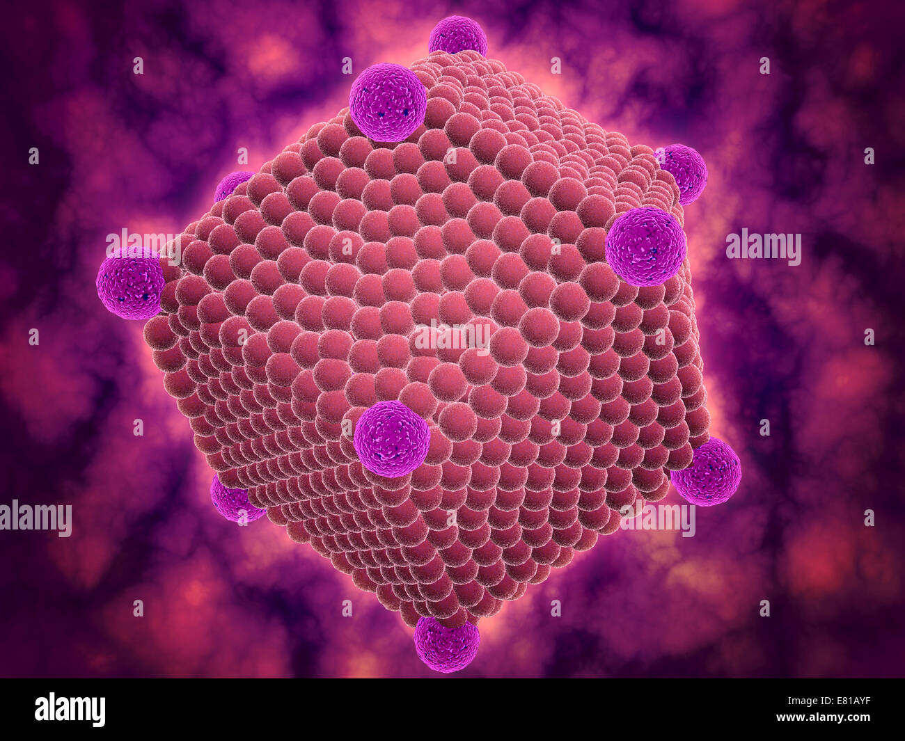 Illustration de l'artiste d'un icosaèdre. En géométrie, un icosaèdre est un polyèdre à 20 faces triangulaires, 30 arêtes et 12 v Banque D'Images