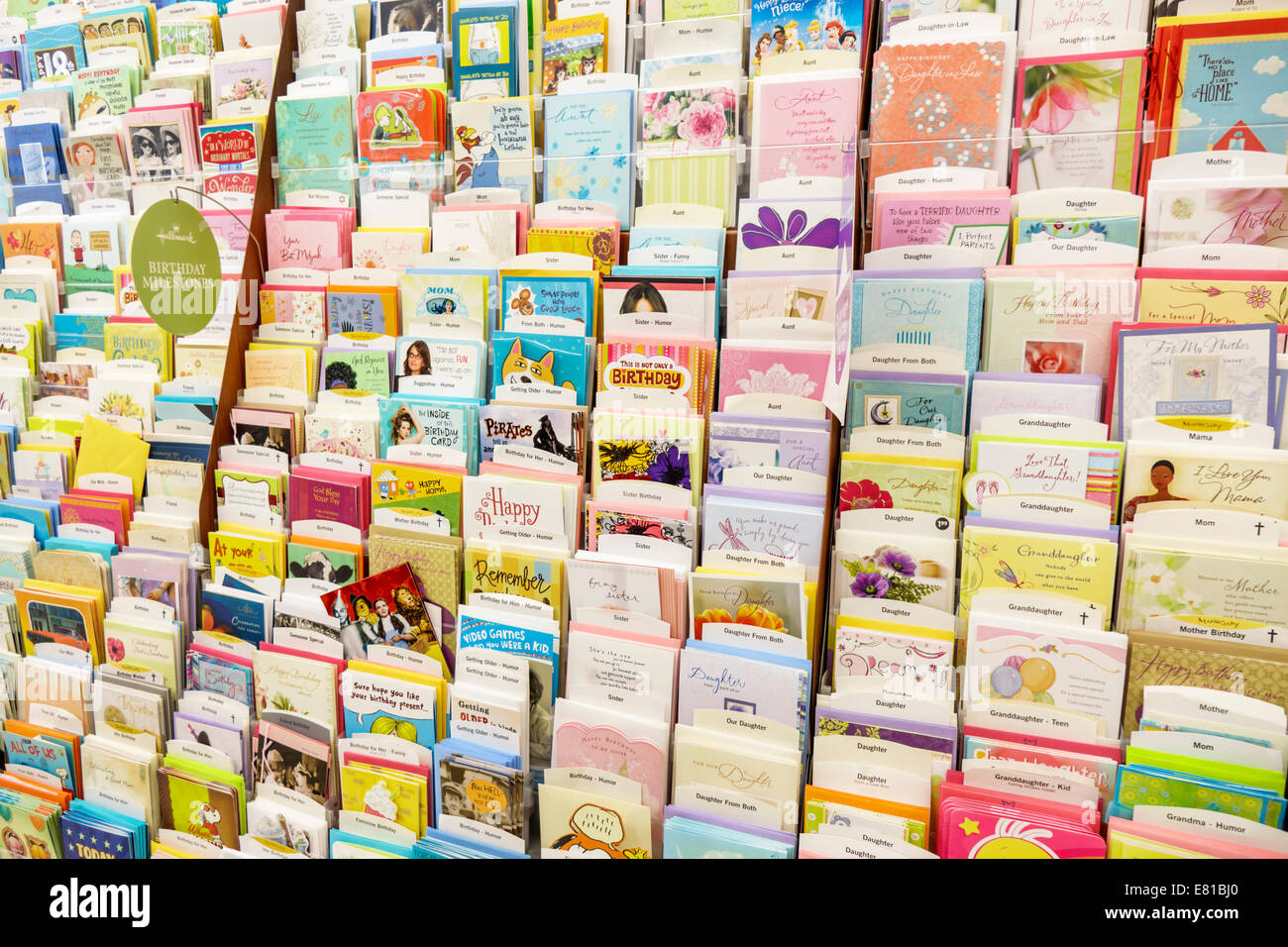 Miami Beach Florida,Walgreens,cartes de vœux,vente d'exposition organisée,anniversaire,FL140305016 Banque D'Images