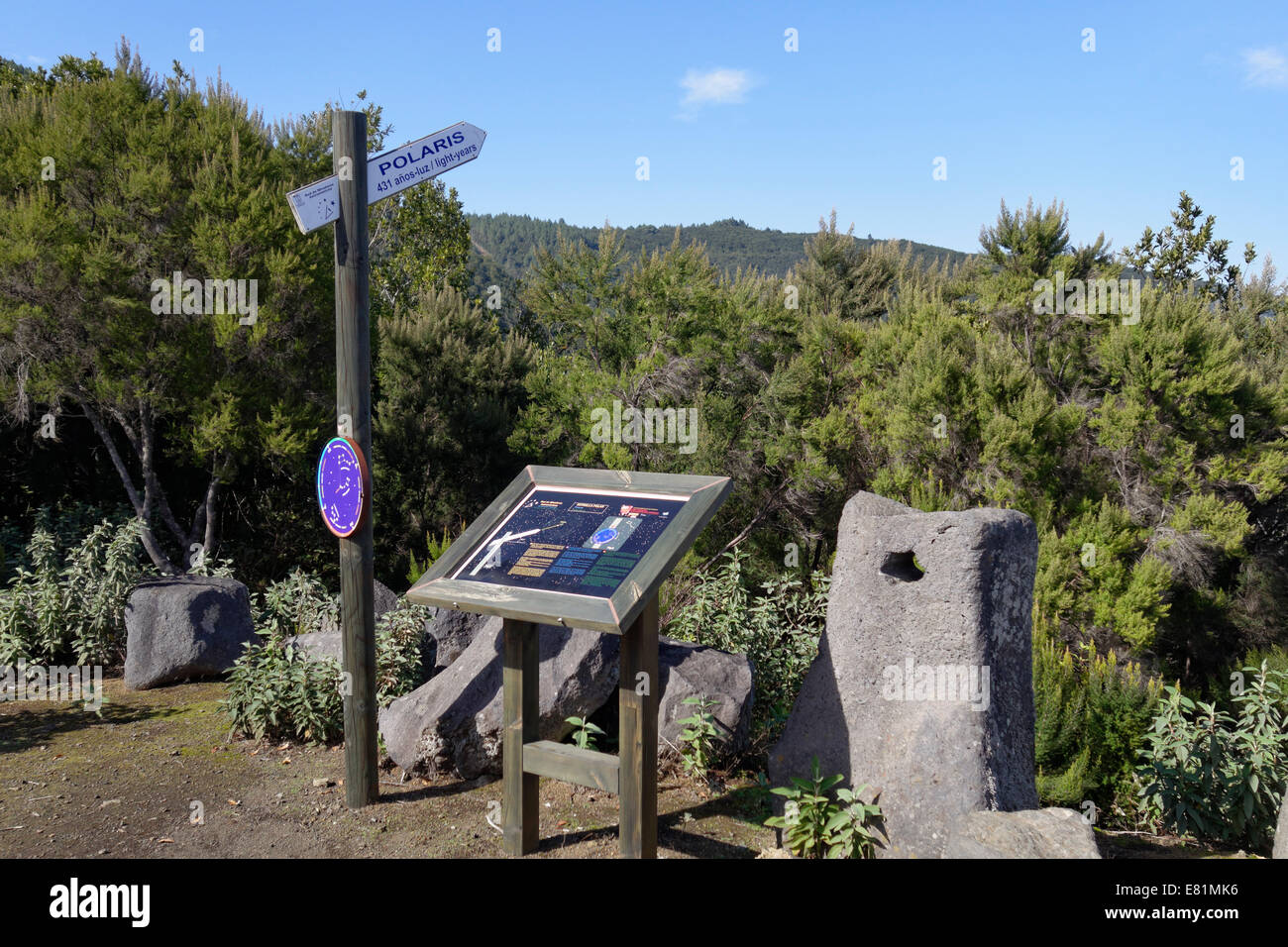 Point de vue astronomique, La Palma, Canary Islands, Spain Banque D'Images